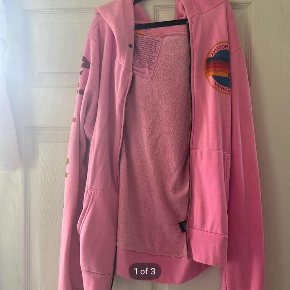 aviator nation zip up